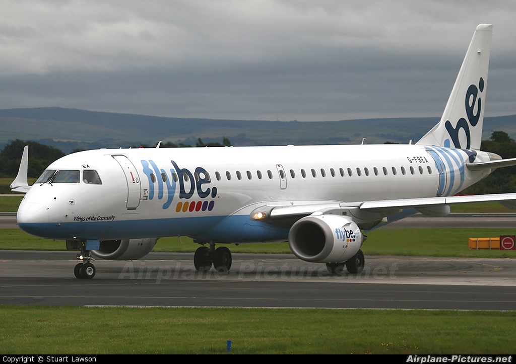 Flybe G-FBEA aircraft at Manchester
