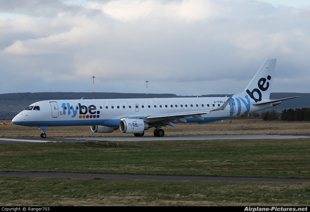Flybe G-FBEJ aircraft at Inverness
