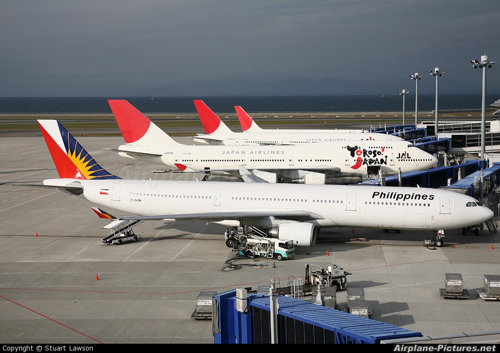 Philippines Airlines F-OHZM aircraft at Chubu Centrair Intl