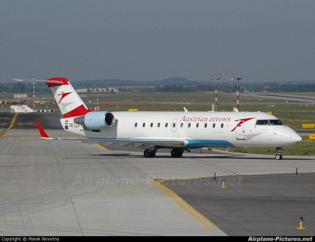 Austrian Airlines/Arrows/Tyrolean OE-LCP aircraft at Prague - Václav Havel