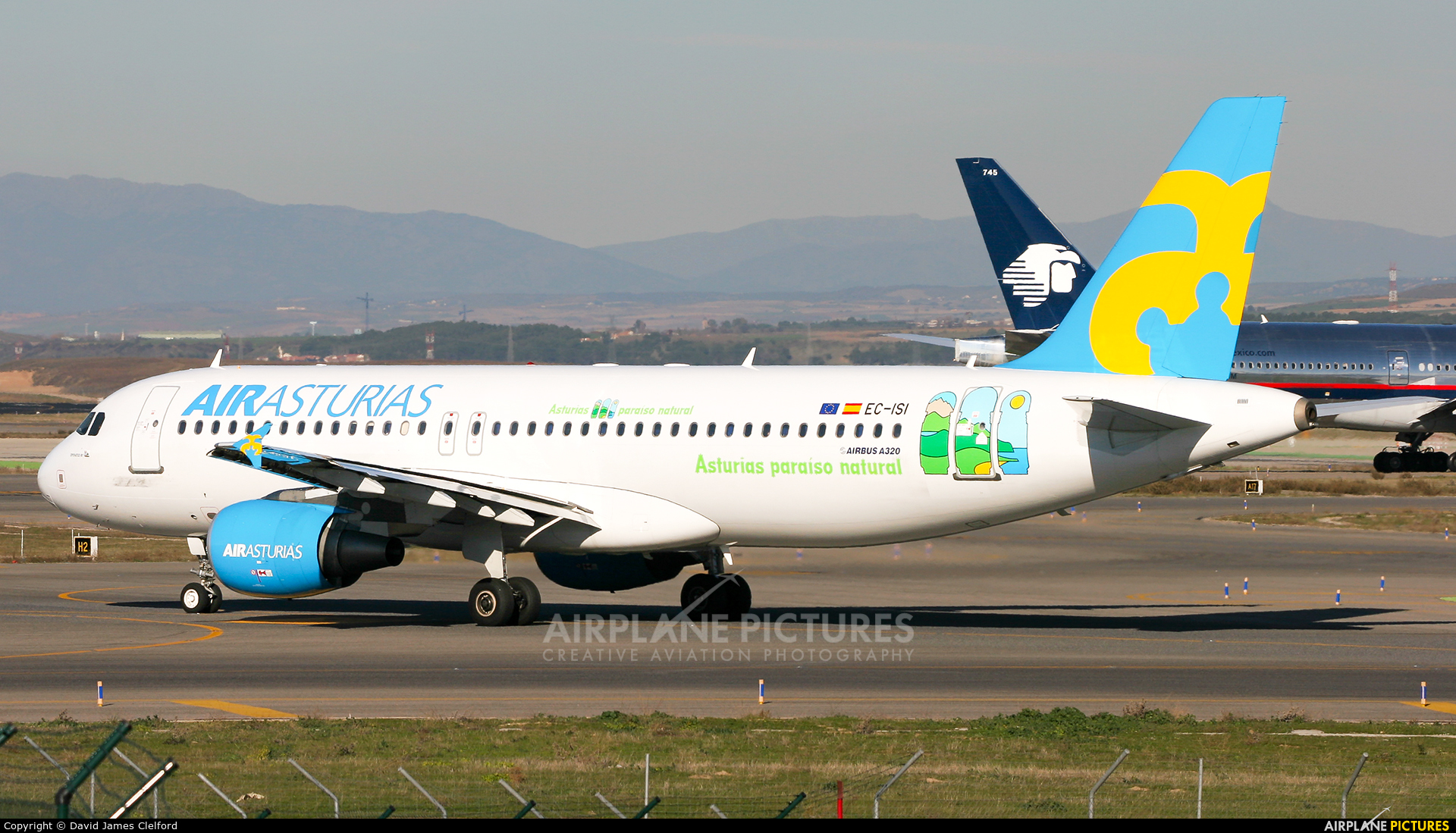 Air Asturias EC-ISI aircraft at Madrid - Barajas