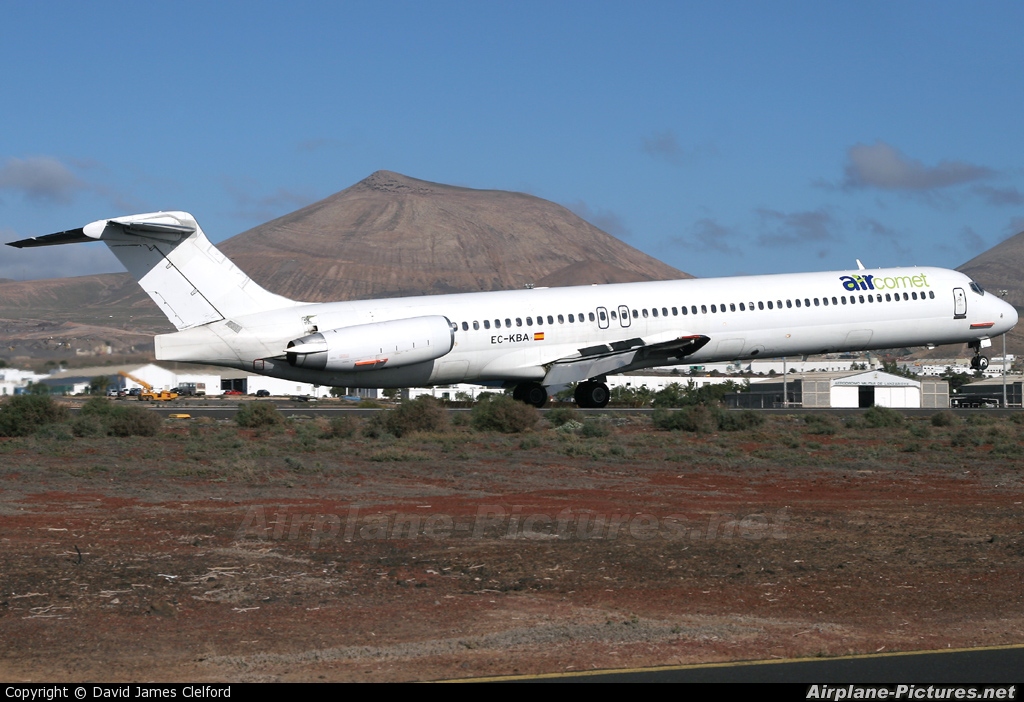 Air Comet EC-KBA aircraft at Lanzarote - Arrecife