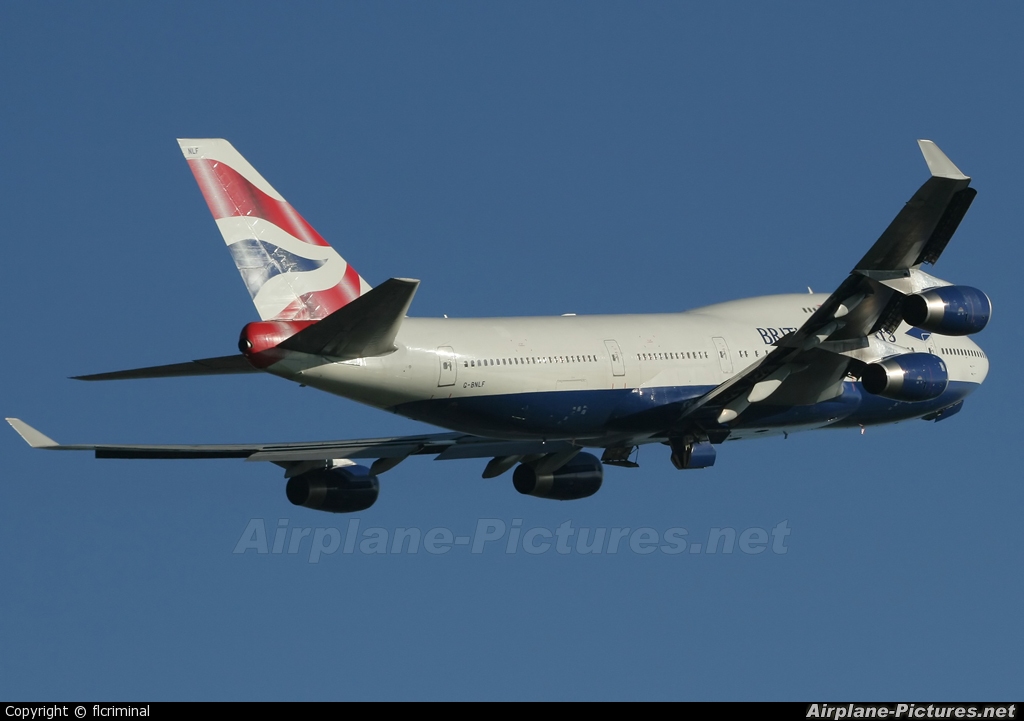 British Airways G-BNLF aircraft at London - Heathrow