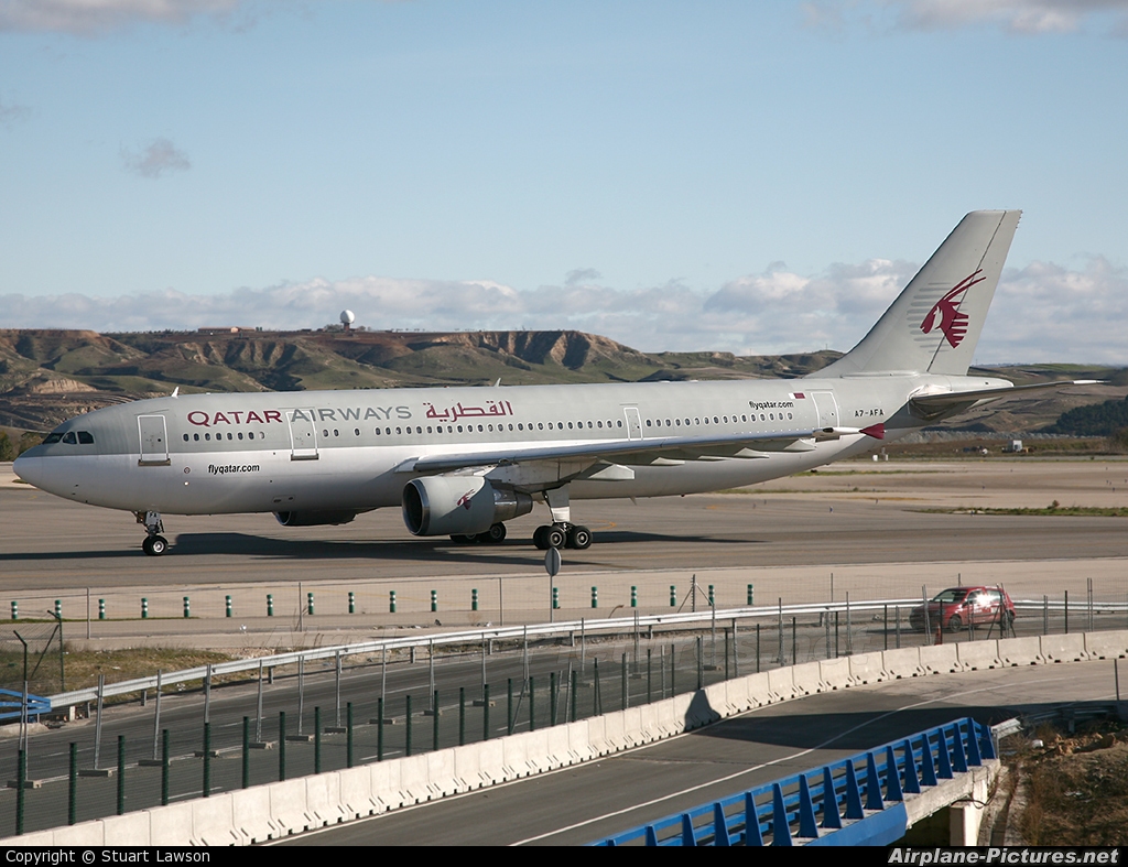 Qatar Airways A7-AFA aircraft at Madrid - Barajas