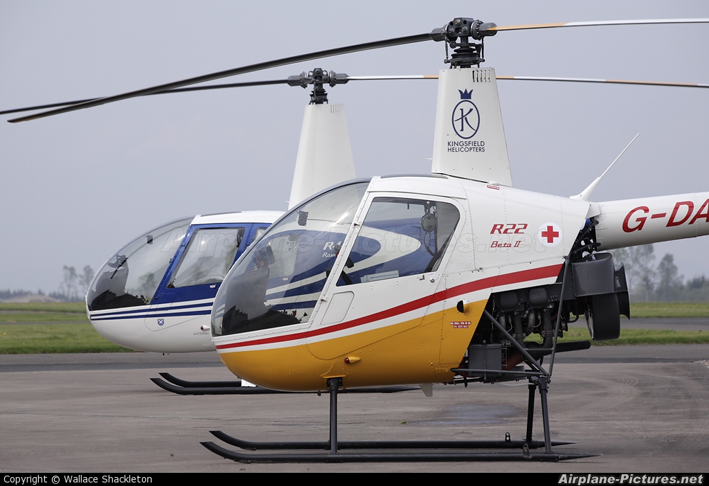 Kingsfield Helicopters G-DABS aircraft at Perth - Scone