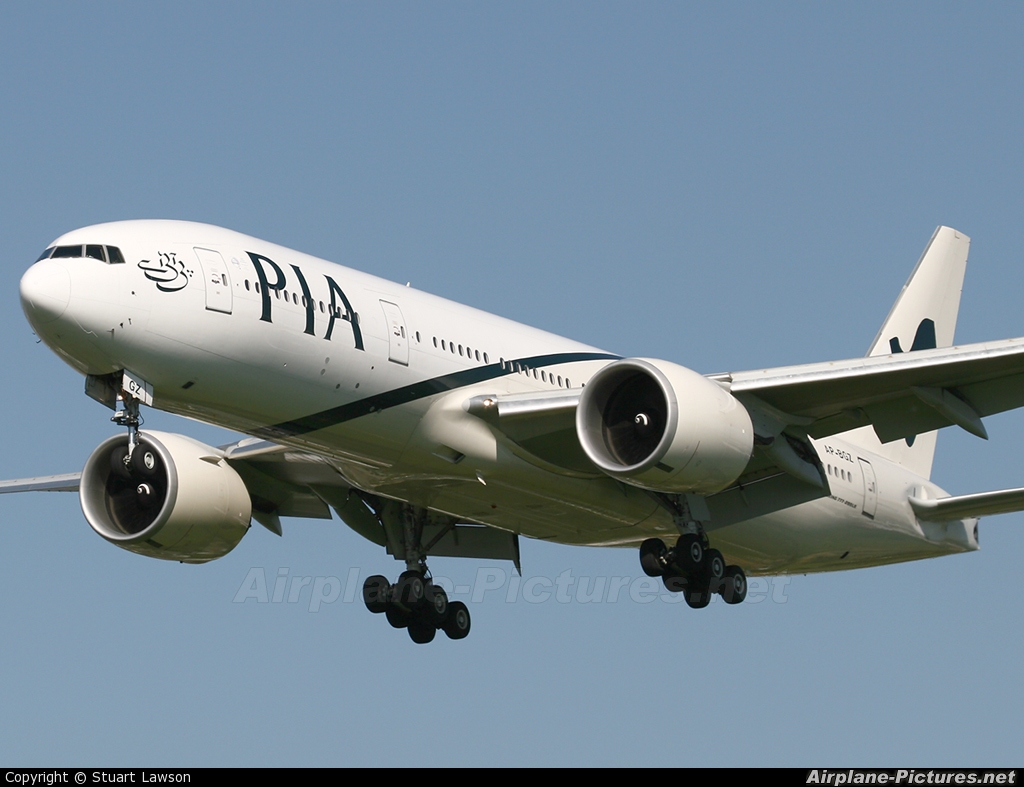 PIA - Pakistan International Airlines AP-BGZ aircraft at London - Heathrow