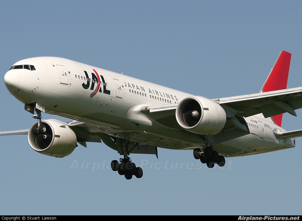 JAL - Japan Airlines JA707J aircraft at London - Heathrow