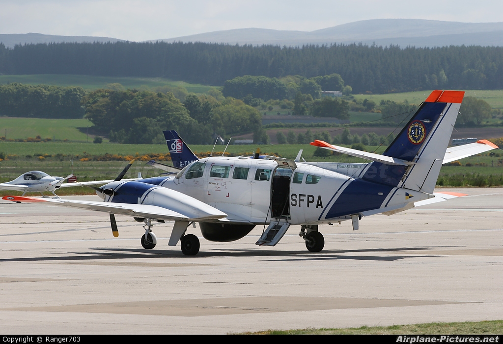 Highland Airways G-SFPA aircraft at Inverness