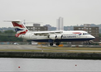 G-BZAT - British Airways - British Regional British Aerospace BAe 146-300/Avro RJ100
