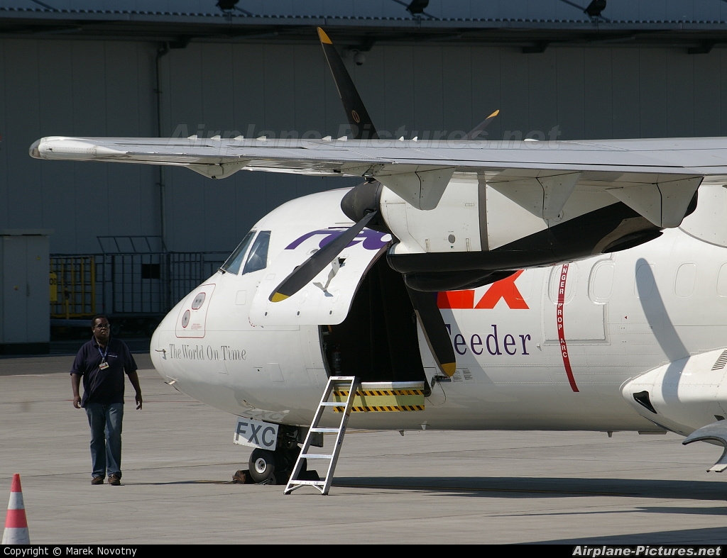 FedEx Feeder EI-FXC aircraft at Prague - Václav Havel