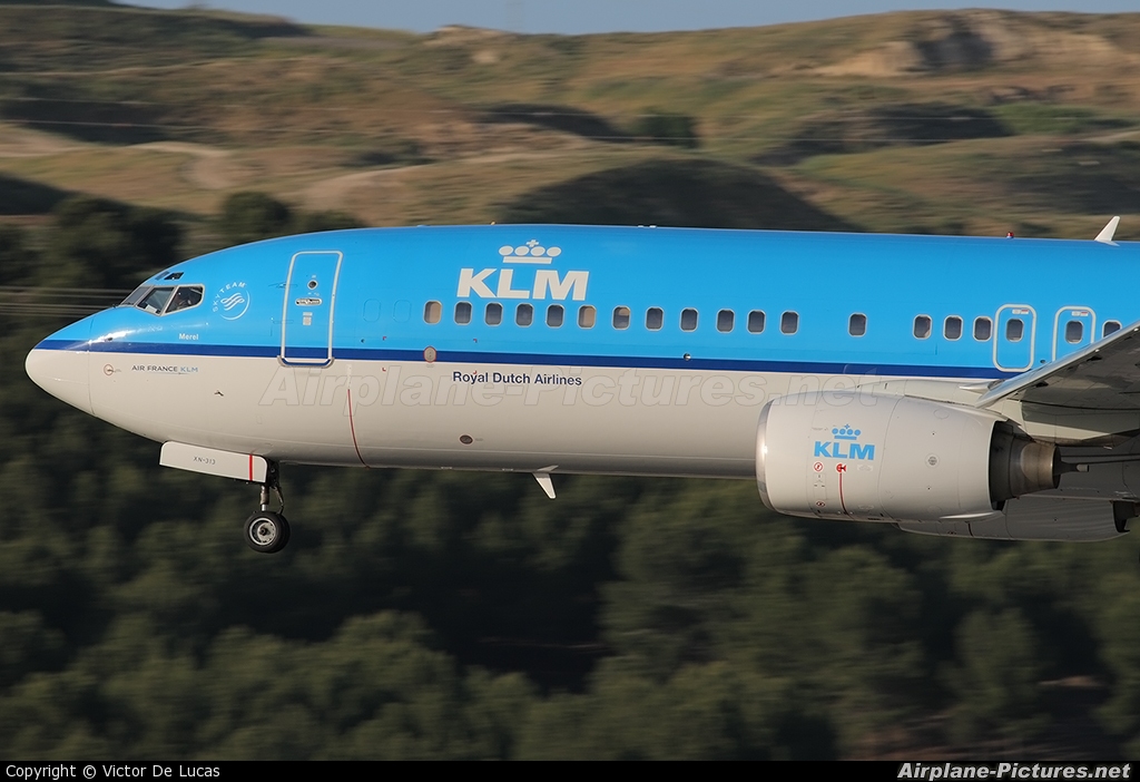 KLM PH-BXN aircraft at Madrid - Barajas