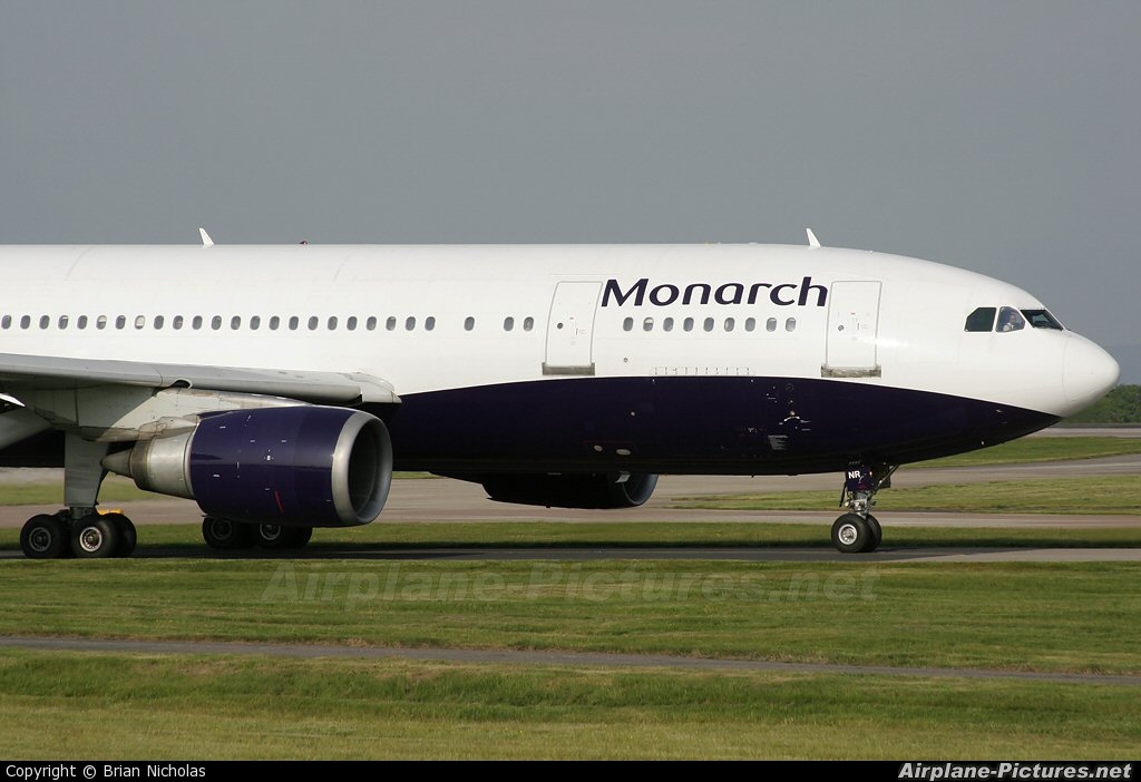 Monarch Airlines G-MONR aircraft at Manchester
