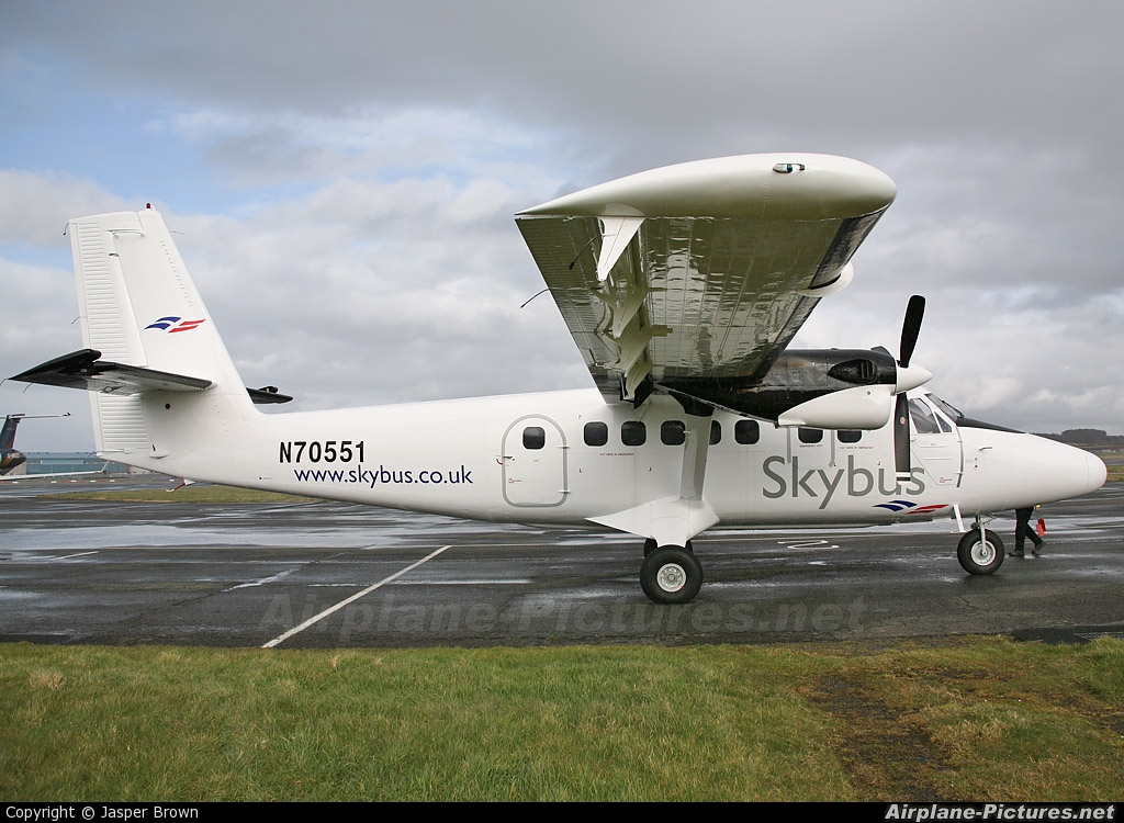 Skybus N70551 aircraft at Prestwick