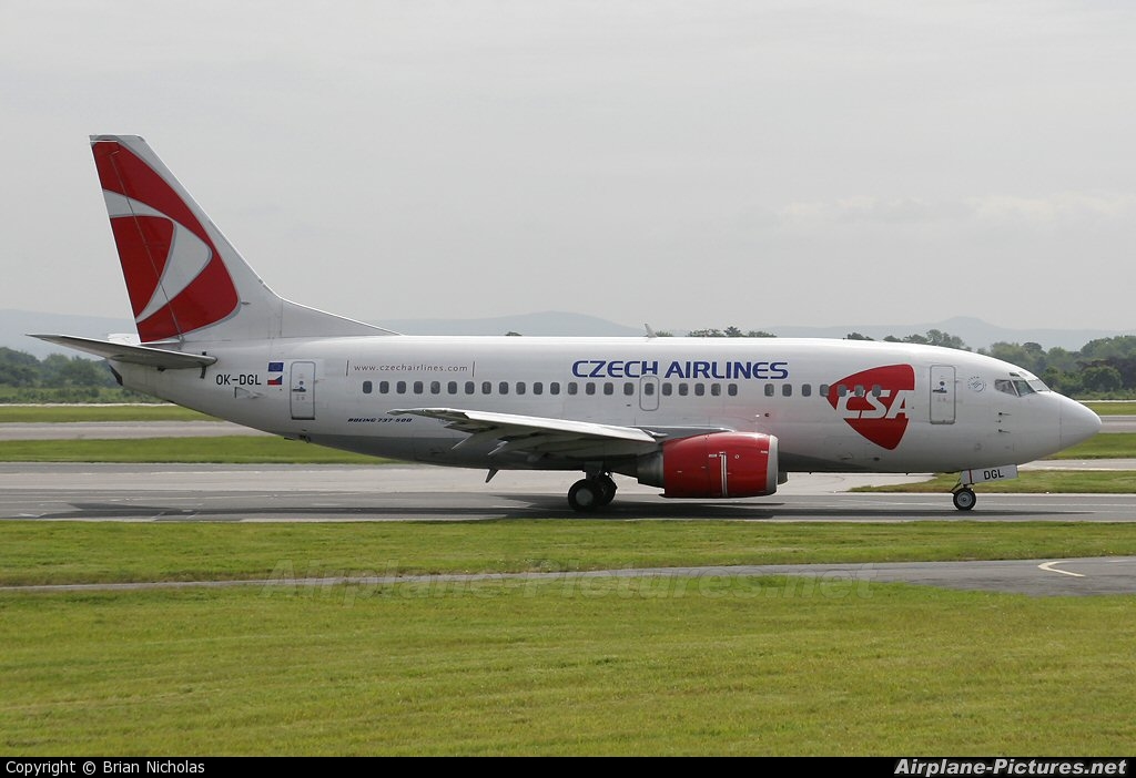 CSA - Czech Airlines OK-DGL aircraft at Manchester