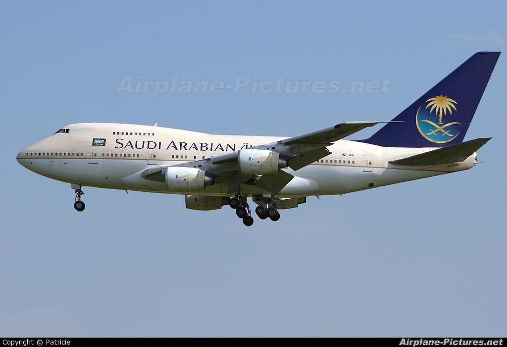 Saudi Arabia - Royal Flight HZ-AIF aircraft at Prague - Václav Havel