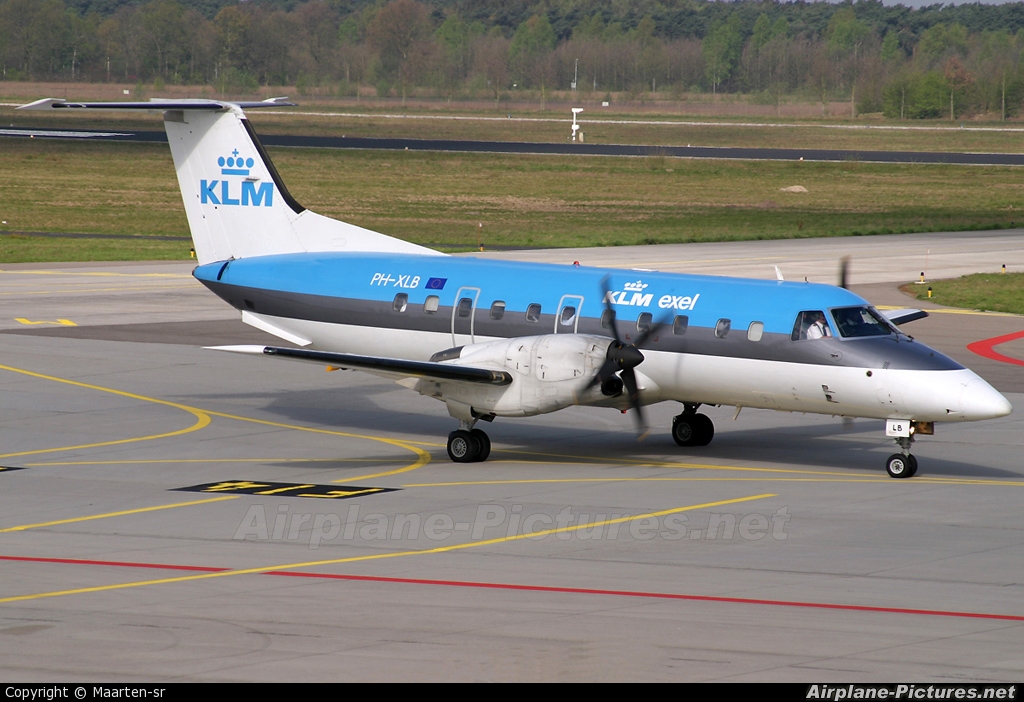 KLM Exel PH-XLB aircraft at Eindhoven