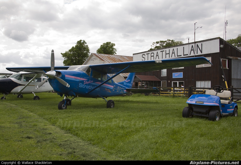 Skydive Strathallan G-BPGE aircraft at Strathallan