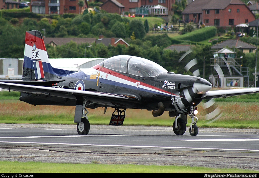 Royal Air Force ZF295 aircraft at Newtownards