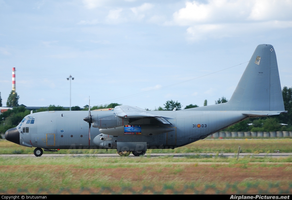 Spain - Air Force T.10-03 aircraft at Pardubice