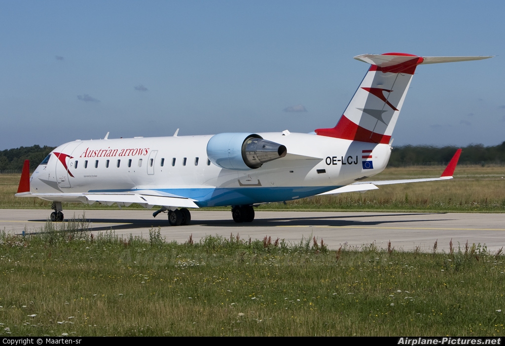 OE-LCJ - Austrian Airlines/Arrows/Tyrolean Canadair CL-600 CRJ-200 at  Hannover - Langenhagen, Photo ID 20285