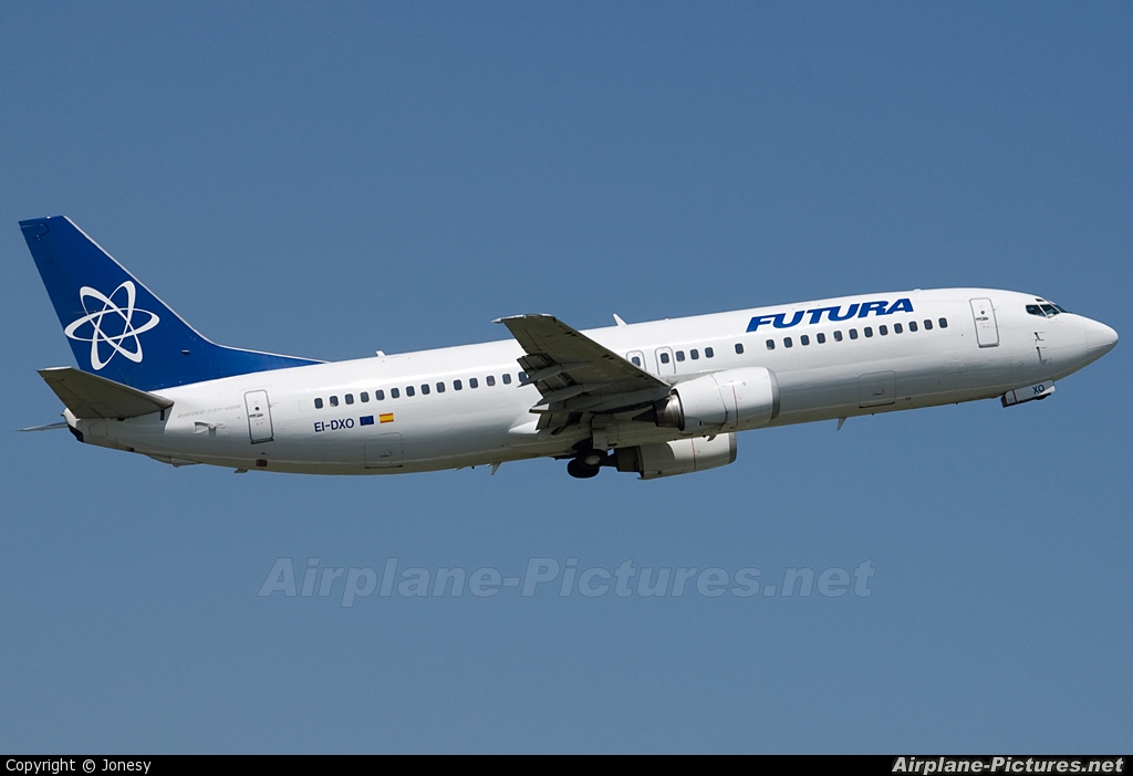 Futura International Airways EI-DXO aircraft at Brussels - Zaventem