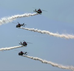 - - India - Air Force: Sarang Display Team Hindustan Dhruv