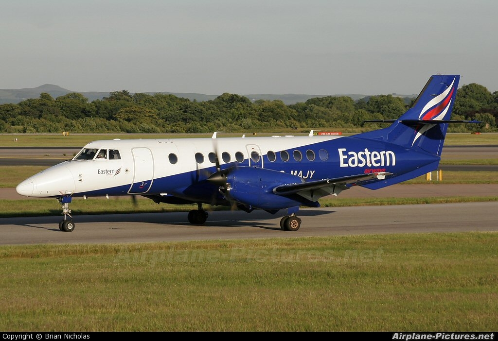 Eastern Airways G-MAJY aircraft at Manchester