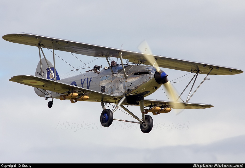 The Shuttleworth Collection G-AENP aircraft at Duxford