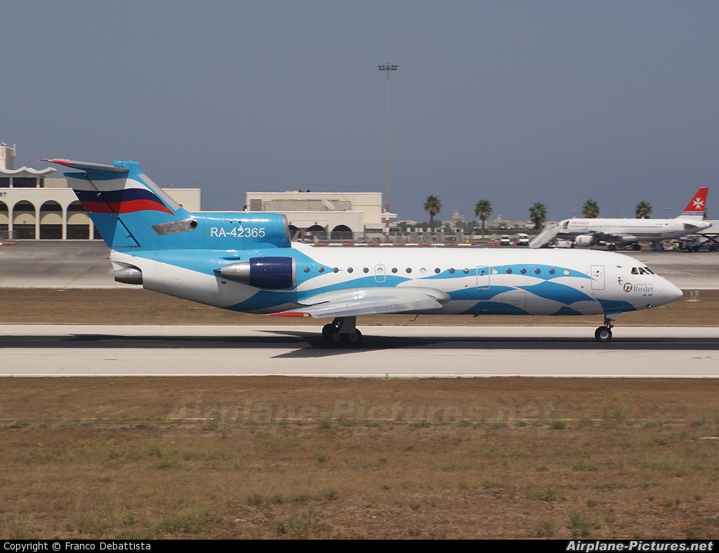 Aeroflot Plus RA-42365 aircraft at Malta Intl