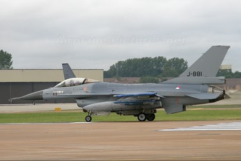 J-881 - Netherlands - Air Force General Dynamics F-16A Fighting Falcon