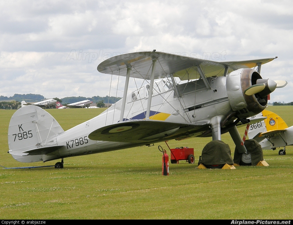 The Shuttleworth Collection G-AMRK aircraft at Duxford