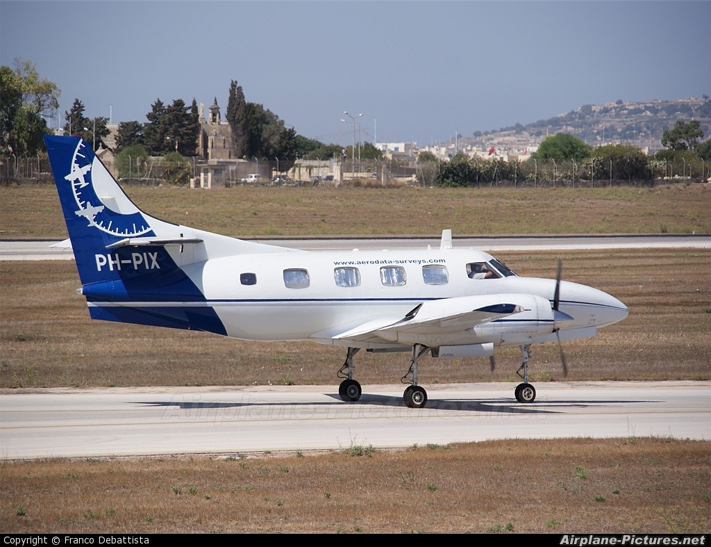 Aerodata Surveys PH-PIX aircraft at Malta Intl