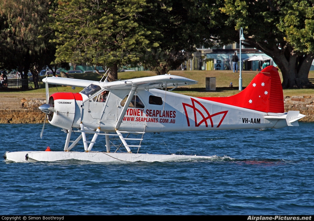 Sydney Seaplanes VH-AAM aircraft at Rose Bay Seaplane Base, NSW