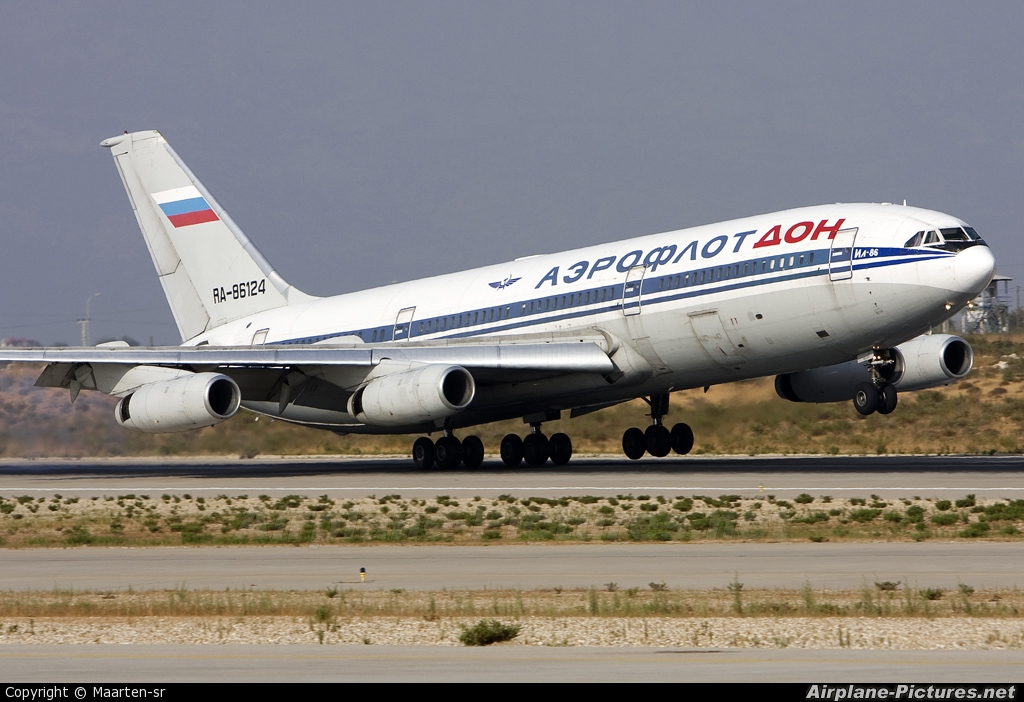 Aeroflot Don RA-86124 aircraft at Antalya
