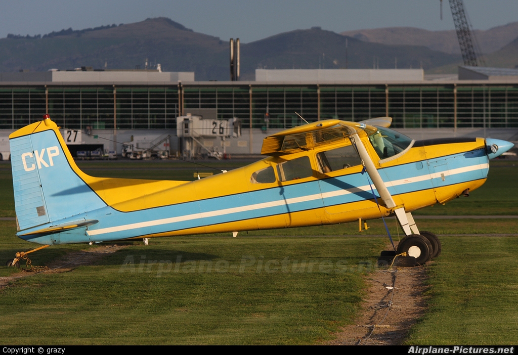 Private ZK-CKP aircraft at Christchurch Intl