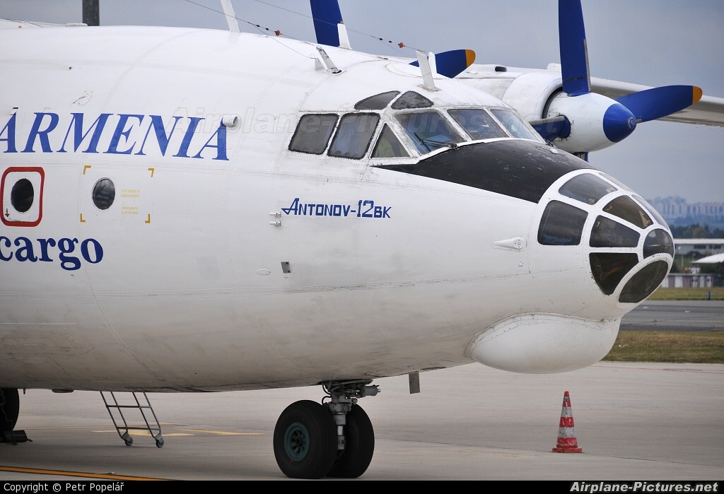 Air Armenia EK-11001 aircraft at Prague - Václav Havel