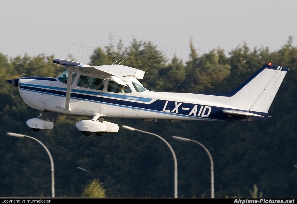 Private LX-AID aircraft at Luxembourg - Findel