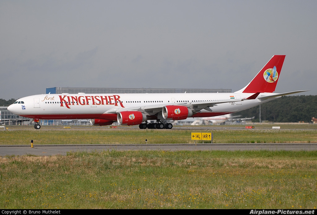 Kingfisher Airlines F-WWTL aircraft at Toulouse - Blagnac