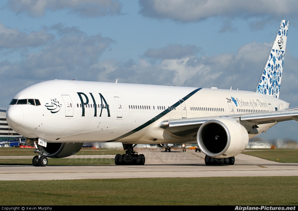 PIA - Pakistan International Airlines AP-BHV aircraft at Manchester