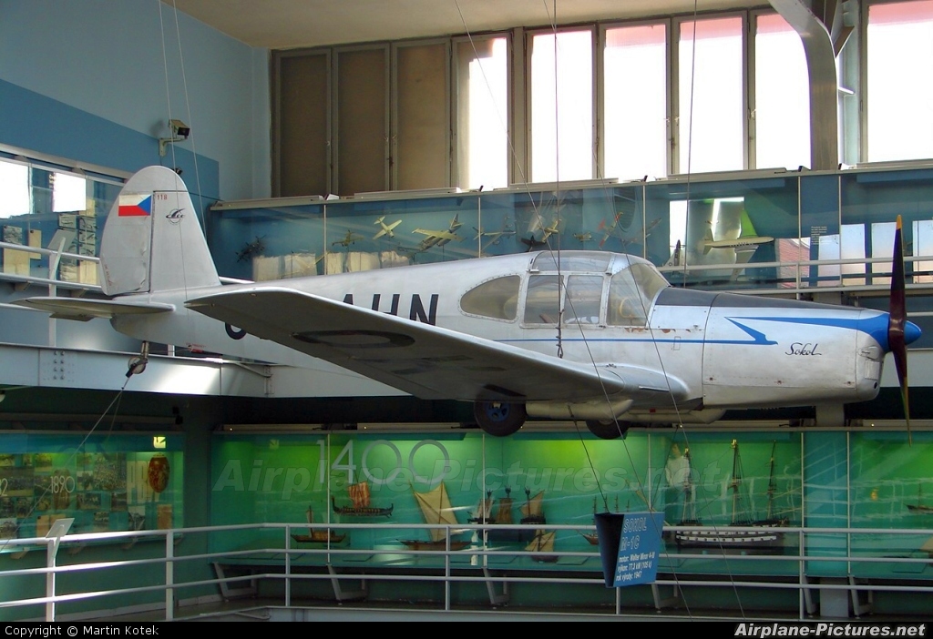 Private OK-AHN aircraft at Prague - National Technical Museum 
