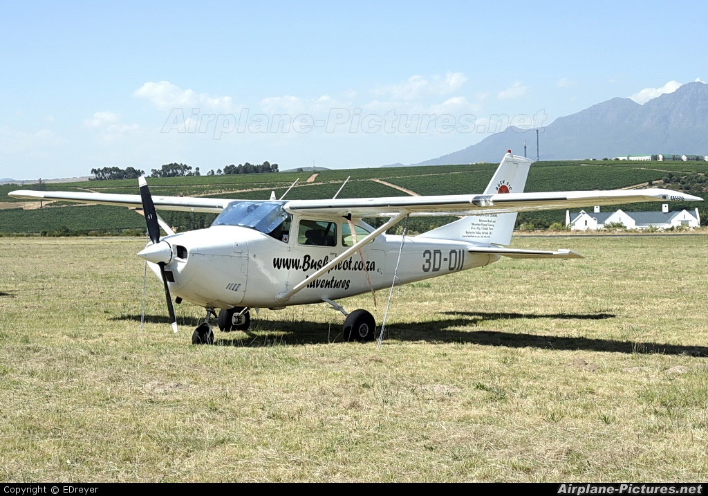 Bush Air 3D-011 aircraft at Stellenbosch