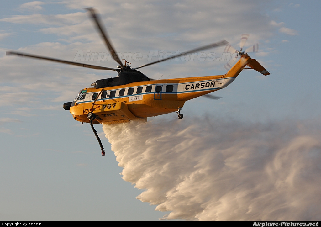 Carson Helicopters N7011M aircraft at Perth, WA