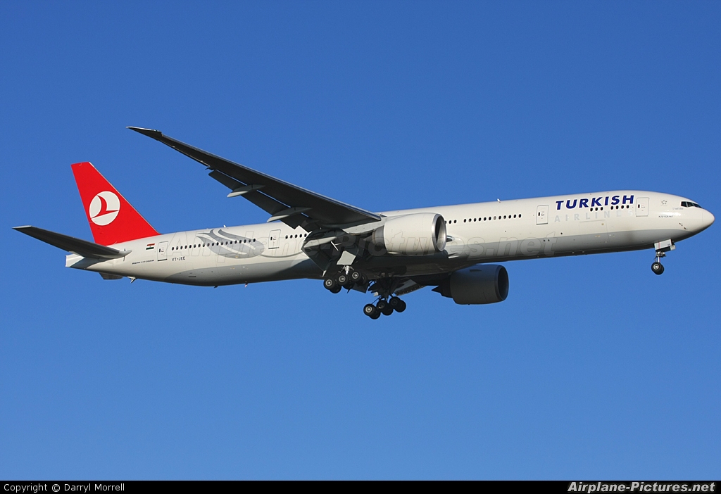 Turkish Airlines VT-JEE aircraft at London - Heathrow