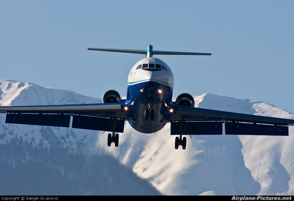 Yak Service RA-42387 aircraft at Innsbruck