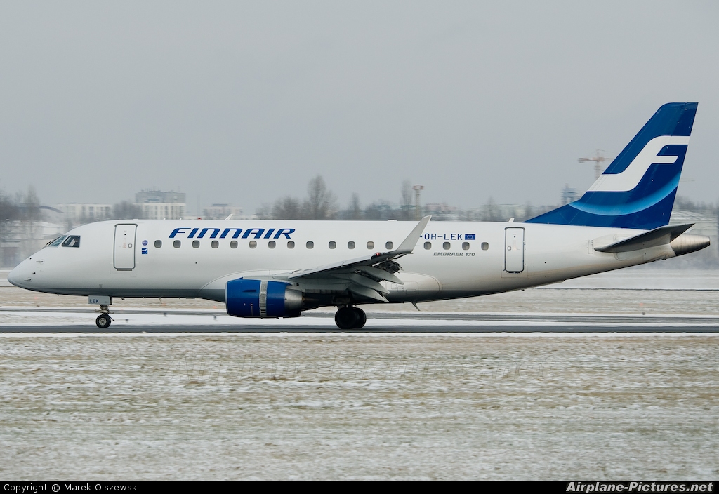 Finnair OH-LEK aircraft at Warsaw - Frederic Chopin