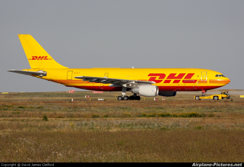 DHL Cargo OO-DLY aircraft at Leipzig - Halle