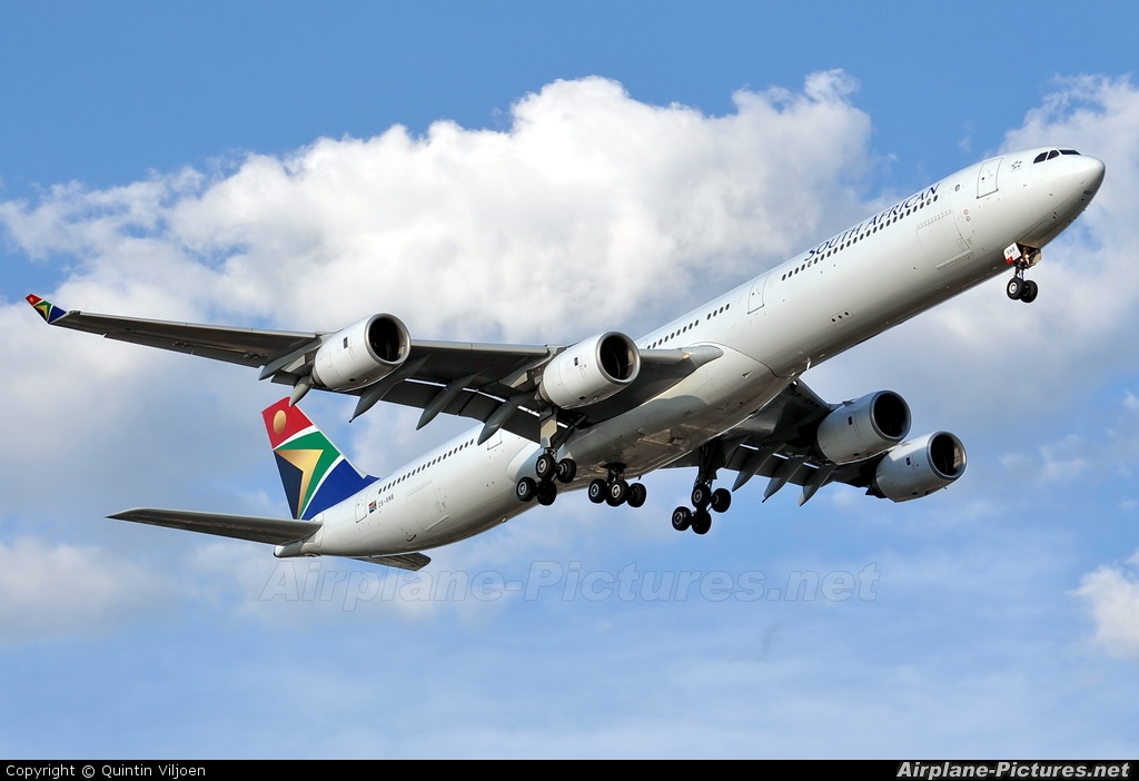South African Airways ZS-SNB aircraft at Johannesburg - OR Tambo Intl