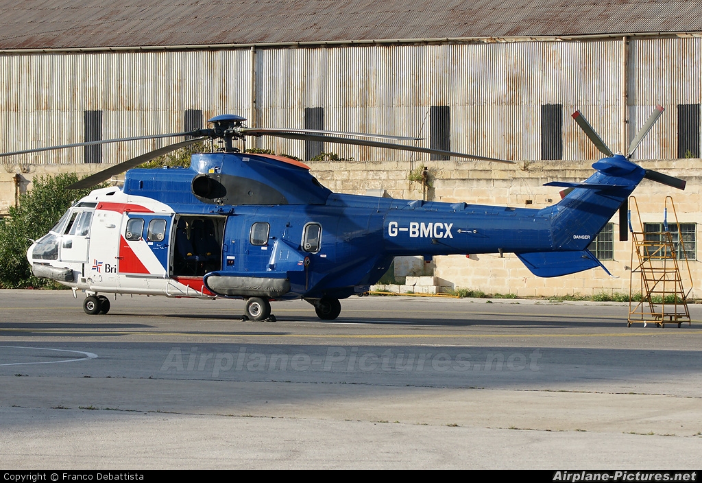 Bristow Helicopters G-BMCX aircraft at Malta Intl