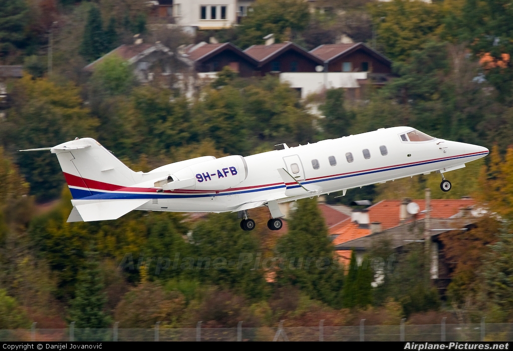 Europe Executive Jet Services 9H-AFB aircraft at Innsbruck