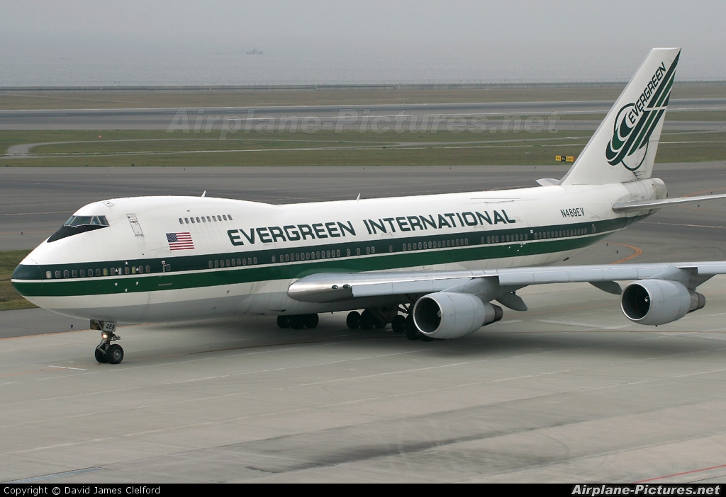 Evergreen International N489EV aircraft at Chubu Centrair Intl